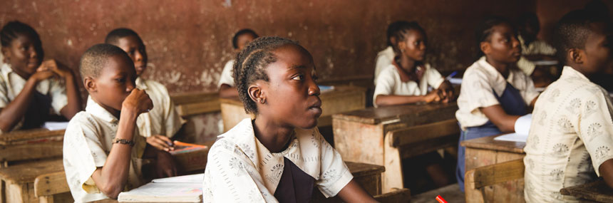 Nigerian students in Lagos, 2016