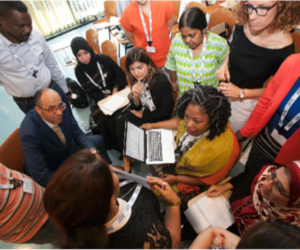 Participants in one of the past editions of the American Association for the Advancement of Science-TWAS science diplomacy course