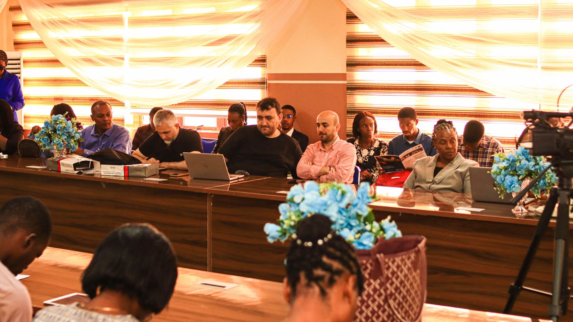 During the discussions