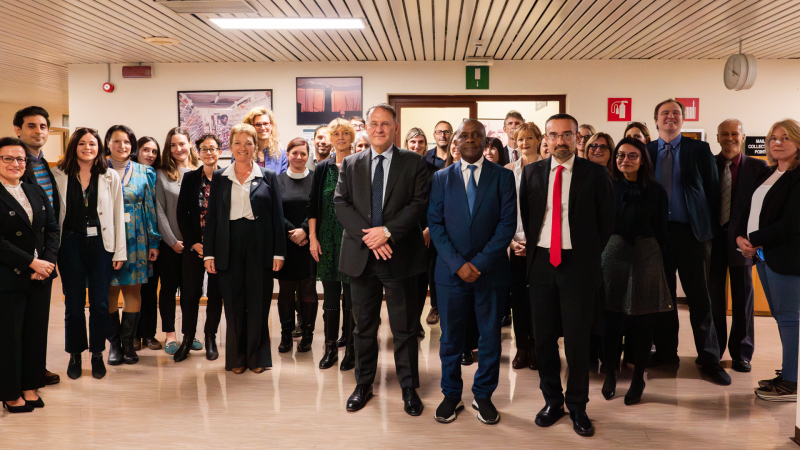 MAECI visiting TWAS SDGs event MAECI visiting TWAS SDGs event