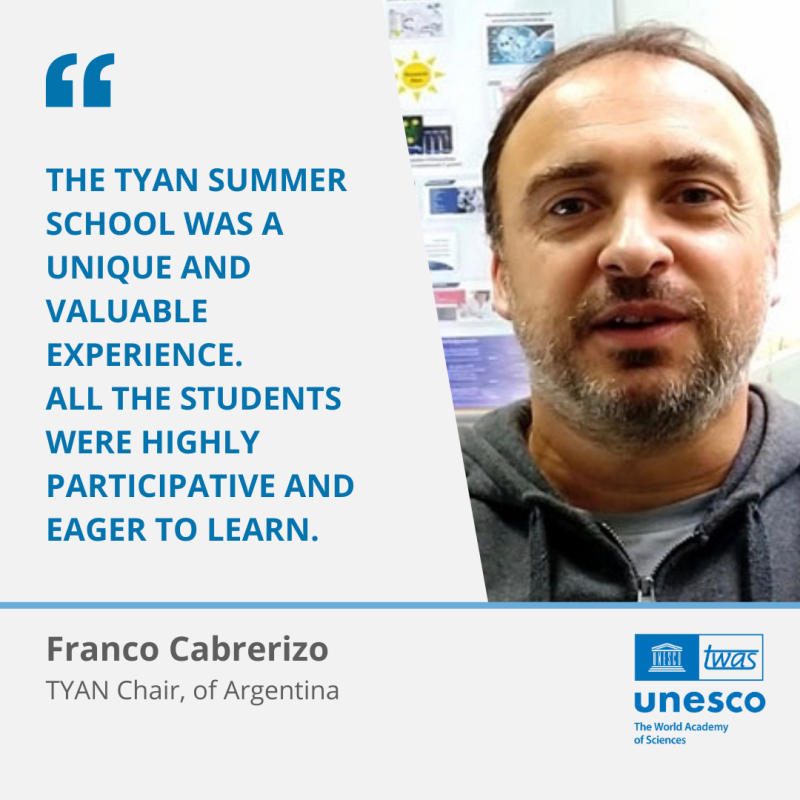 Franco Cabrerizo Bolvia Summer School
