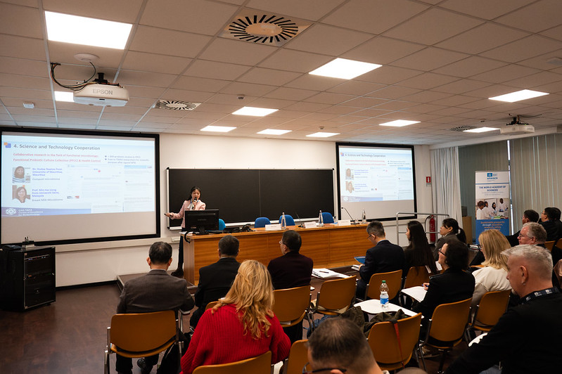 Liu HE, Program Officer for International Cooperation, CAS-TWAS Centre of Excellence for Biotechnology (CoEBio), Institute of Microbiology, Chinese Academy of Sciences. (Photo: H. Gergolet/TWAS)