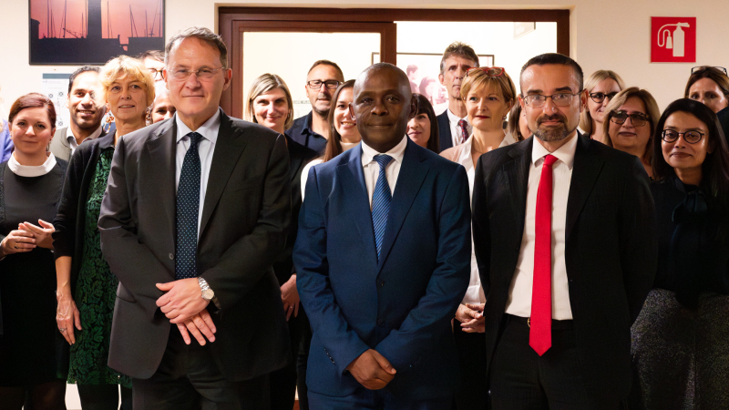 MAECI visiting TWAS premises MAECI at TWAS SDGs event