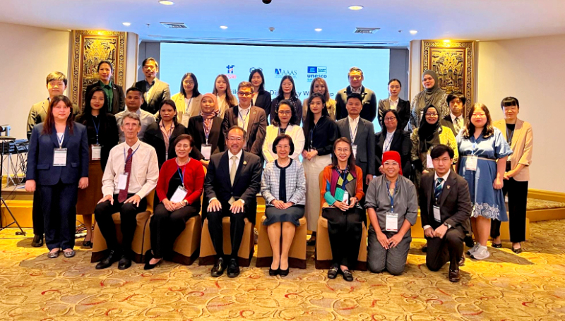 Participants in the Pilot Science Diplomacy Workshop for Early-to-Mid Career Researchers in ASEAN Plus Three. [Photo provided]