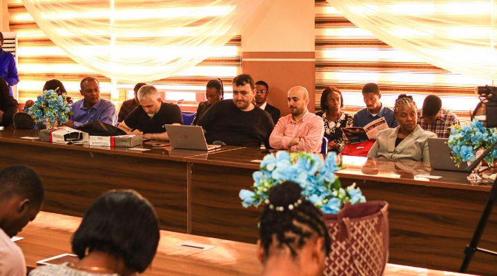 A moment during the presentations