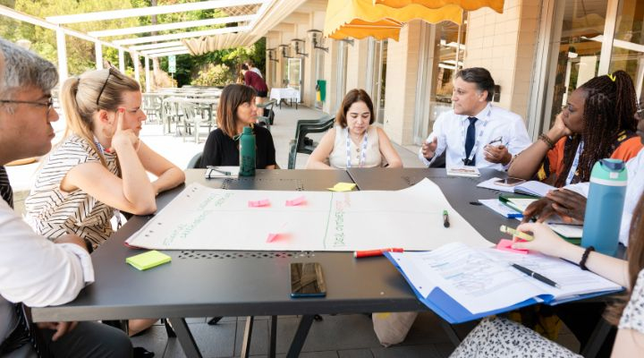 Group discussions at the 11th AAAS-TWAS Course on Science Diplomacy. (Photo: G. Ortolani/TWAS)