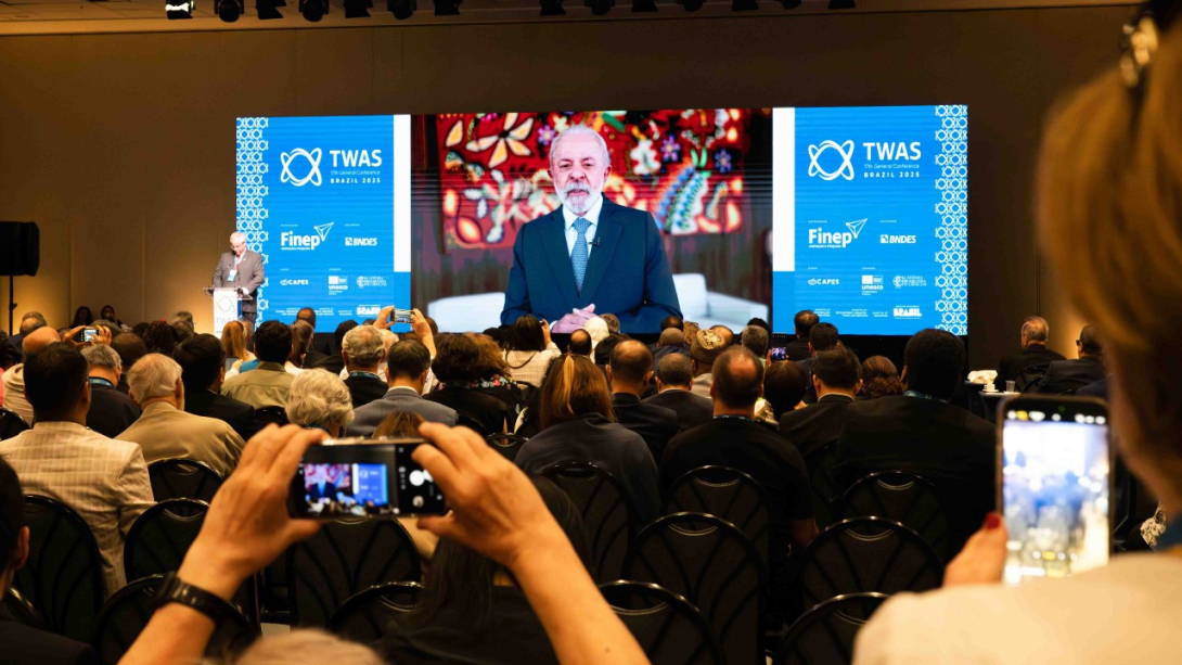 President Lula da Silva of Brazil at the 17th TWAS General Conference